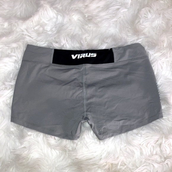 VIRUS Gray Action Sports Performance Compression Shorts L - Picture 5 of 8